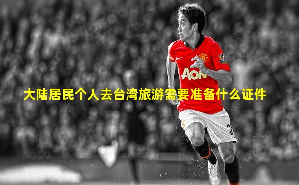 大陆居民个人去台湾旅游需要准备什么证件
