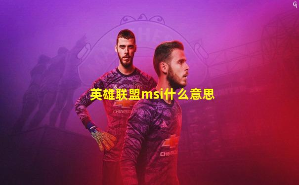 英雄联盟msi什么意思